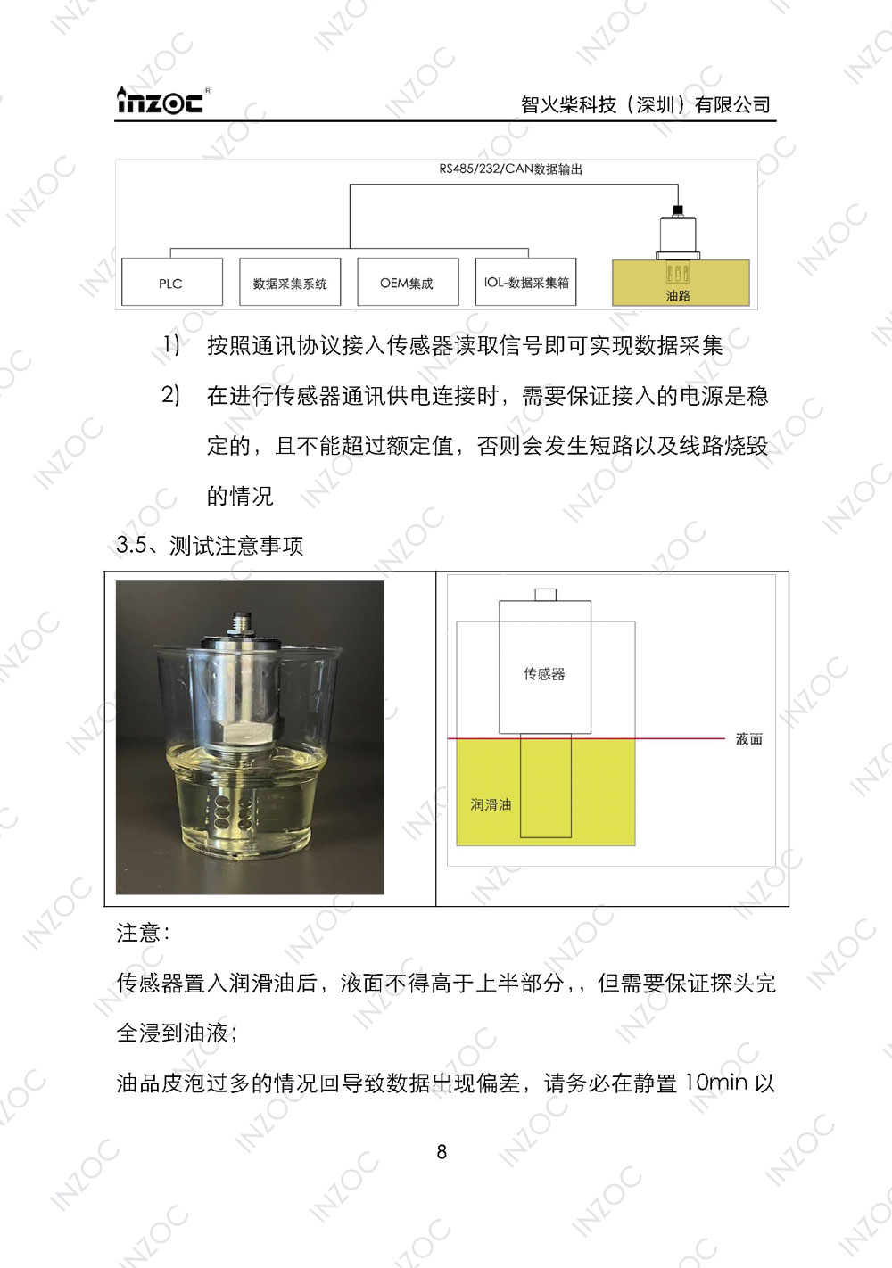 IFV-3/4/5系列粘度多參量油液傳感器使用說(shuō)明書(shū)